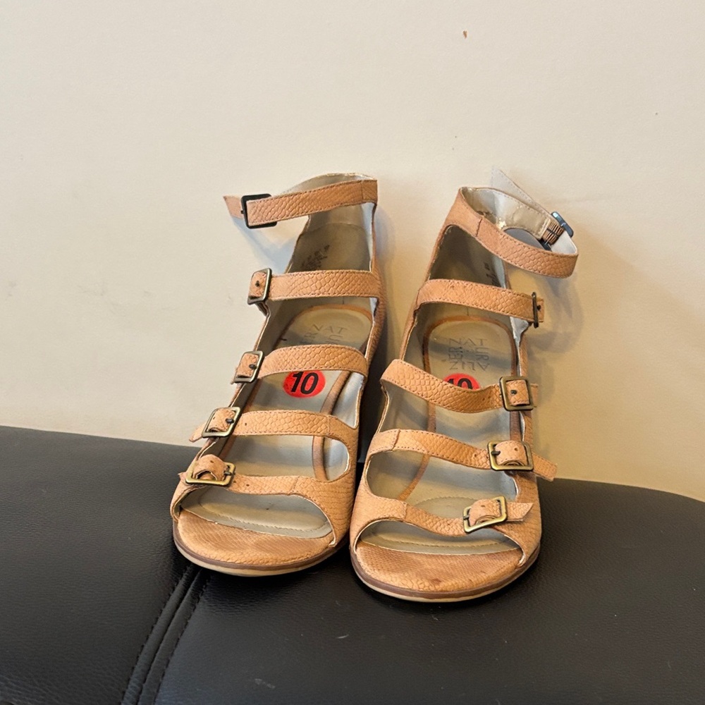 Naturalizer Tan Multi-Strap Sandals